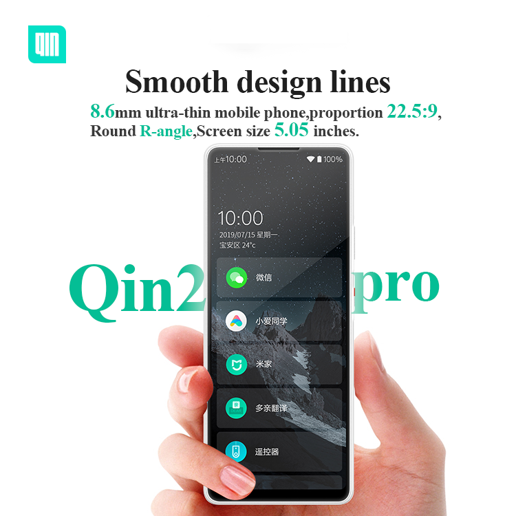 Qin2pro 5.05-inch HD basic full touch screen 4G Android smartphone with camera Cheap phone